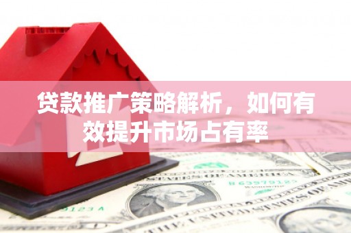 社旗贷款推广策略解析，如何有效提升市场占有率