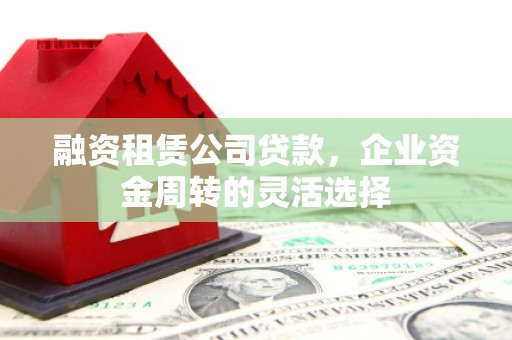 社旗融资租赁公司贷款，企业资金周转的灵活选择