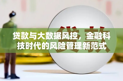 社旗贷款与大数据风控，金融科技时代的风险管理新范式