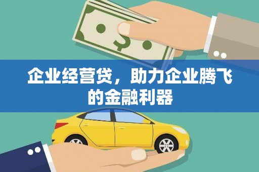 社旗企业经营贷，助力企业腾飞的金融利器