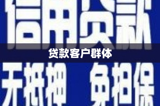 社旗贷款客户群体