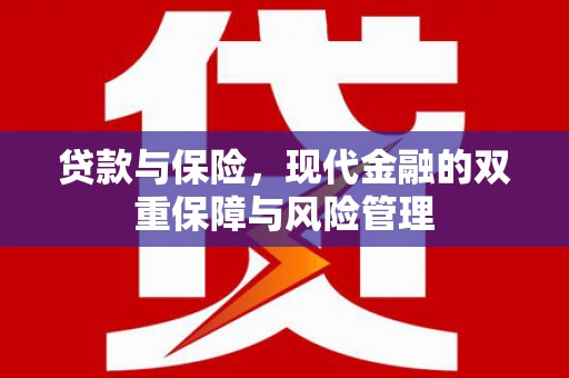 社旗贷款与保险，现代金融的双重保障与风险管理