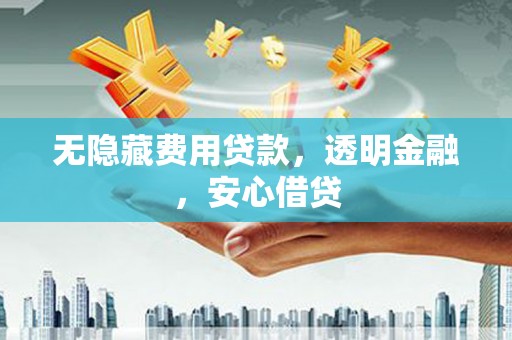 社旗无隐藏费用贷款，透明金融，安心借贷