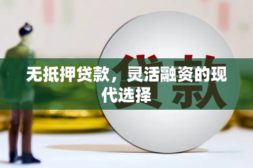 社旗无抵押贷款，灵活融资的现代选择