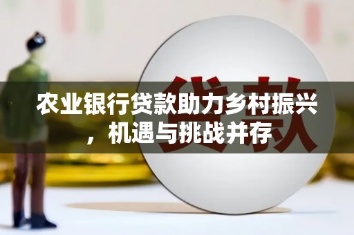 社旗农业银行贷款助力乡村振兴，机遇与挑战并存