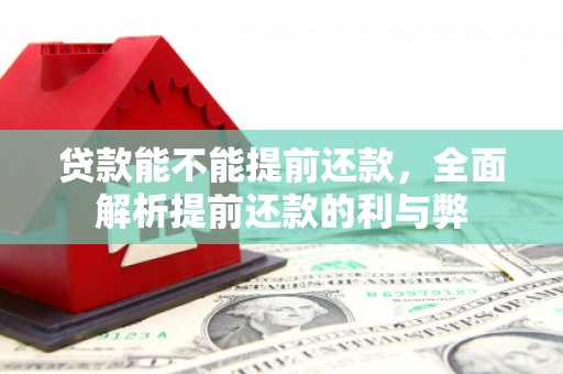 社旗贷款能不能提前还款，全面解析提前还款的利与弊