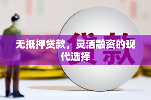 社旗无抵押贷款，灵活融资的现代选择