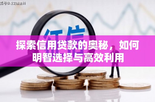 社旗探索信用贷款的奥秘，如何明智选择与高效利用
