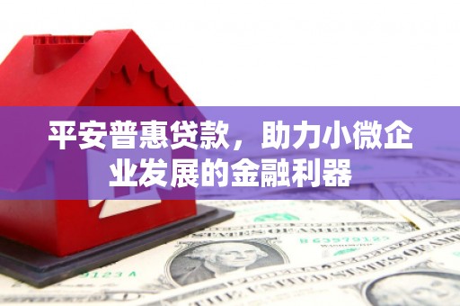 社旗平安普惠贷款，助力小微企业发展的金融利器