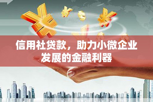 社旗信用社贷款，助力小微企业发展的金融利器